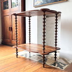 Load image into Gallery viewer, French Antique Console Table With Spindle Supports
