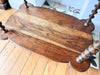 French Antique Console Table With Spindle Supports