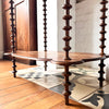 French Antique Console Table With Spindle Supports