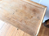 Victorian Pine Faux Bamboo Wash Stand / Console / Side Table On Brass Castors