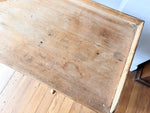 Load image into Gallery viewer, Victorian Pine Faux Bamboo Wash Stand / Console / Side Table On Brass Castors
