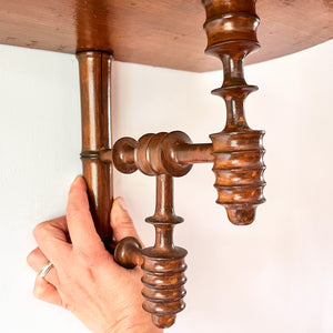 Antique Faux Bamboo Shelf