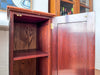 A Pair Of Matching Pot Cupboards / Nightstands With Marble Tops