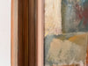Swedish Oil On Board, Still Life With Yellow Flower, Signed Lars Vidlund