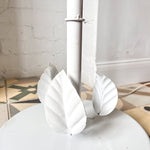 Load image into Gallery viewer, French Vintage White Toleware Standard Lamp
