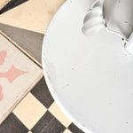 Load image into Gallery viewer, French Vintage White Toleware Standard Lamp
