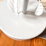 Load image into Gallery viewer, French Vintage White Toleware Standard Lamp
