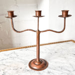 Load image into Gallery viewer, Art Nouveau Copper Candlestick
