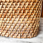 Load image into Gallery viewer, Gabriella Crespi Style Pencil Reed And Brass Pot
