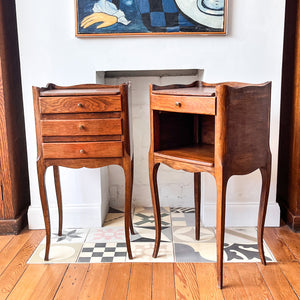 A Pair Of Vintage French Bedside Cabinets