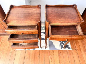 A Pair Of Vintage French Bedside Cabinets