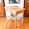 Vintage Harrods Beech Faux Bamboo Dressing Table / Desk