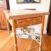 Vintage Harrods Beech Faux Bamboo Dressing Table / Desk