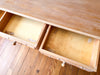 Vintage Harrods Beech Faux Bamboo Dressing Table / Desk