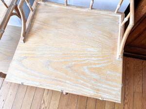 RESERVED - Pair Of Vintage Harrods Faux Bamboo Bedside Cabinets