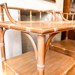 Load image into Gallery viewer, RESERVED - Pair Of Vintage Harrods Faux Bamboo Bedside Cabinets
