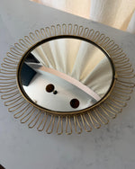 Load image into Gallery viewer, Mid-Century Circular Loop Wall Mirror In The Manner Of Josef Frank
