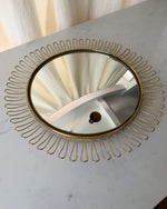 Load image into Gallery viewer, Mid-Century Circular Loop Wall Mirror In The Manner Of Josef Frank
