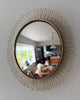 Mid-Century Circular Loop Wall Mirror In The Manner Of Josef Frank