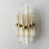 Wall Light Sconce With Glass Rods In The Style Of Venini