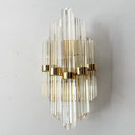 Load image into Gallery viewer, Wall Light Sconce With Glass Rods In The Style Of Venini
