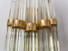 Wall Light Sconce With Glass Rods In The Style Of Venini