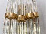 Load image into Gallery viewer, Wall Light Sconce With Glass Rods In The Style Of Venini
