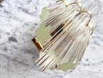 Load image into Gallery viewer, Wall Light Sconce With Glass Rods In The Style Of Venini
