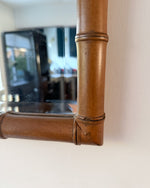 Load image into Gallery viewer, Vintage Faux Bamboo Wall Mirror
