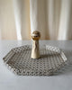 French Mid Century Perforated Metal And Ceramic Catchall In The Style Of Mathieu Matègot (Copy)