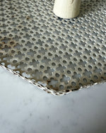 Load image into Gallery viewer, French Mid Century Perforated Metal And Ceramic Catchall In The Style Of Mathieu Matègot (Copy)
