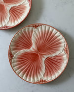Load image into Gallery viewer, Pair Of Vintage French Pink Scallop Shell Plates
