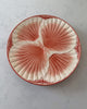 Pair Of Vintage French Pink Scallop Shell Plates