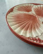 Load image into Gallery viewer, Pair Of Vintage French Pink Scallop Shell Plates
