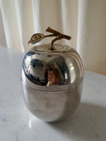 Load image into Gallery viewer, French Mid Century Silver Plated Apple Ice Bucket
