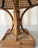 Load image into Gallery viewer, Vintage Italian Bamboo And Cane Table Lamp
