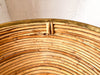 Gabriella Crespi Style Pencil Reed And Brass Bowl With Handles