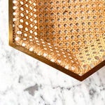 Load image into Gallery viewer, Vintage Christian Dior Home Collection Lucite And Rattan Bowl
