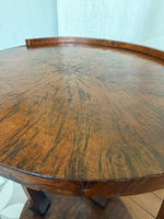 Load image into Gallery viewer, Burl Walnut Art Deco Side Table
