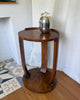 Burl Walnut Art Deco Side Table