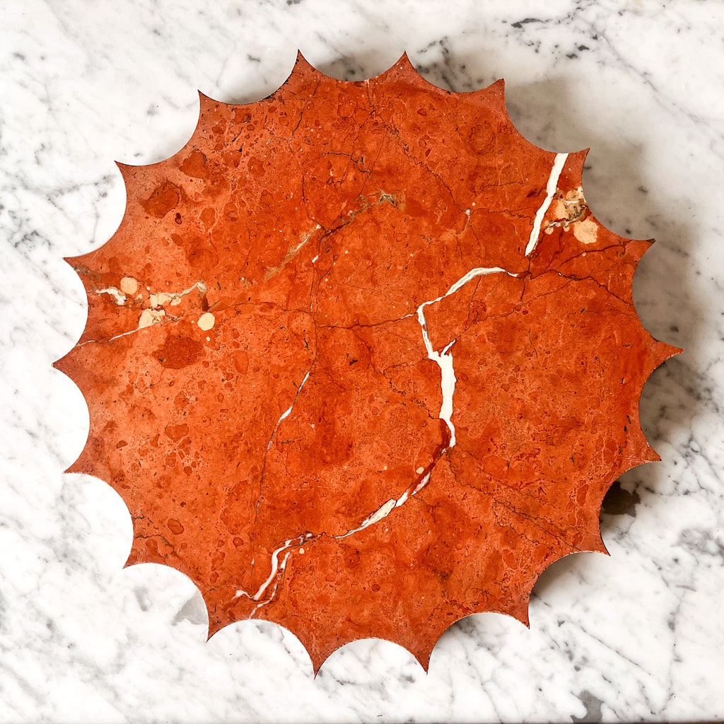 Ornamental Marble Table Top Pedestal / Centrepiece