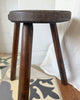 French Vintage Rustic Tripod Stool