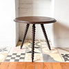 Antique French Round Barley Twist Side Table