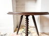 Antique French Round Barley Twist Side Table