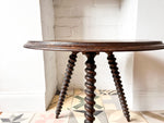 Load image into Gallery viewer, Antique French Round Barley Twist Side Table
