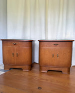 Load image into Gallery viewer, A Pair Of Mid Century Bedside Cabinets
