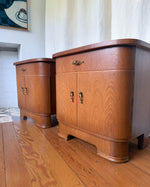 Load image into Gallery viewer, A Pair Of Mid Century Bedside Cabinets
