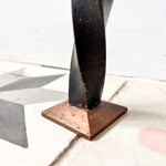 Load image into Gallery viewer, Vintage French Marble Coffee Table / Side Table On Wrought Iron Base
