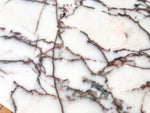 Load image into Gallery viewer, Vintage French Marble Coffee Table / Side Table On Wrought Iron Base
