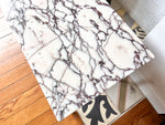 Load image into Gallery viewer, Vintage French Marble Coffee Table / Side Table On Wrought Iron Base
